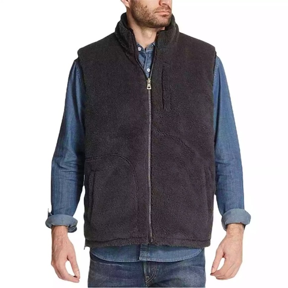 Weatherproof Vintage Men's Reversible Navy Vest size M. - Picture 6 of 11